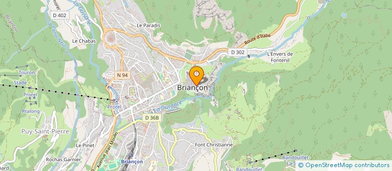 localisation de l'entreprise C.J.L. à BRIANCON