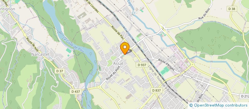 localisation de l'entreprise C J L E  ASSAT