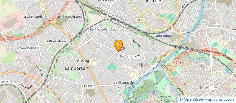 localisation de l'entreprise C.J.L. FINANCES à LAMBERSART