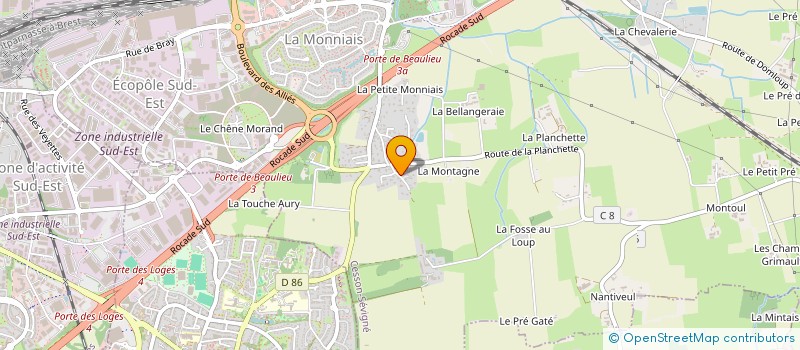 localisation de l'entreprise C.J & L.R  CESSON-SEVIGNE