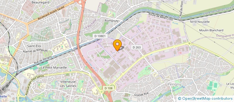 localisation de l'entreprise C.J.M.  PERIGNY