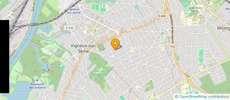 localisation de l'entreprise C J M à VIGNEUX-SUR-SEINE