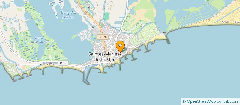localisation de l'entreprise C.J.M.G. à SAINTES-MARIES-DE-LA-MER
