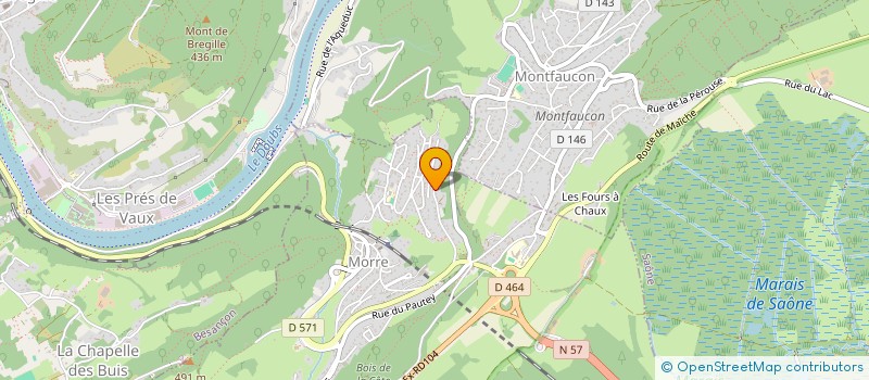 localisation de l'entreprise C J M J  MORRE