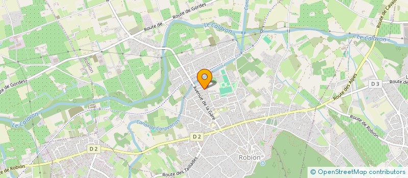 localisation de l'entreprise C.J. PRESTATIONS  ROBION