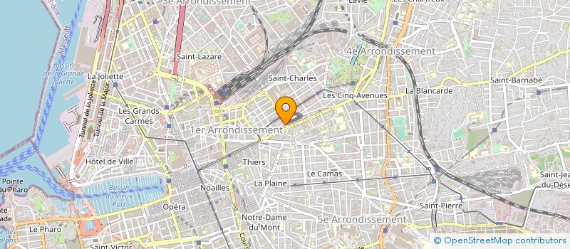 localisation de l'entreprise C.J. RECEPTIF  MARSEILLE