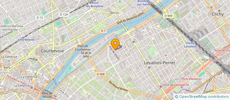 localisation de l'entreprise C.J.S. à LEVALLOIS-PERRET