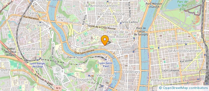 localisation de l'entreprise C J STUDIO à LYON