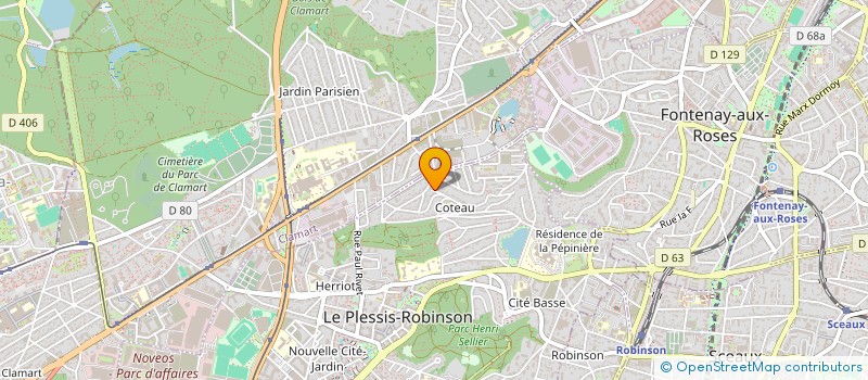 localisation de l'entreprise C.JACQUES IMMOBILIER à LE PLESSIS-ROBINSON