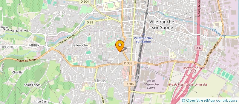 localisation de l'entreprise C JANAUDY DEVELOPPEMENT à VILLEFRANCHE-SUR-SAONE