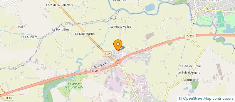 localisation de l'entreprise C. JEROME COUVERTURE  BREAL-SOUS-MONTFORT