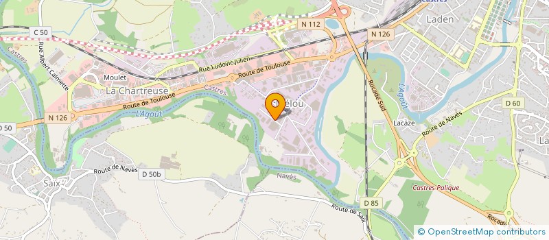 localisation de l'entreprise C. JIMENEZ CONSTRUCTION à CASTRES