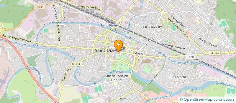 localisation de l'entreprise C.JOLLIOT à SAINT-DIZIER