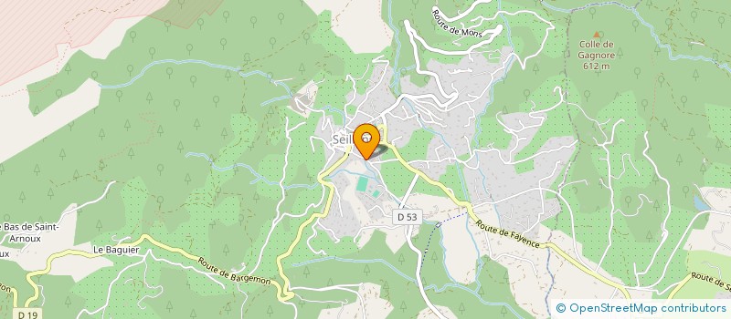 localisation de l'entreprise C & JS ORCHID  SEILLANS