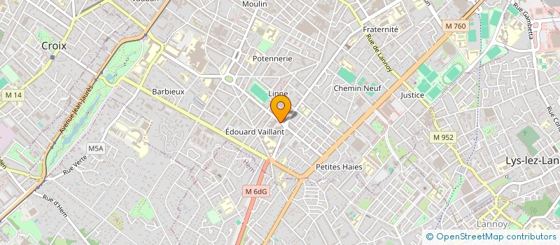 localisation de l'entreprise C. JUNIOR  ROUBAIX