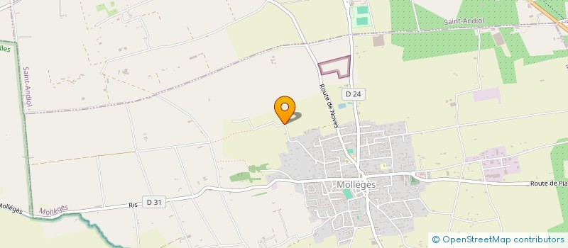 localisation de l'entreprise C'JUSTE  MOLLEGES