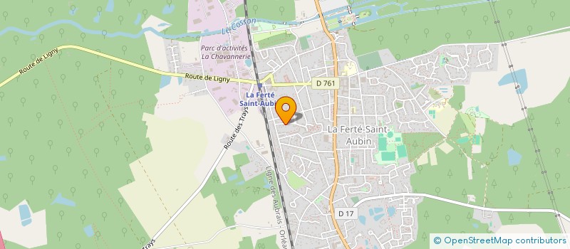 localisation de l'entreprise C K  LA FERTE-SAINT-AUBIN