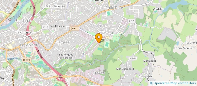 localisation de l'entreprise C.K.A  PANAZOL