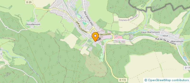 localisation de l'entreprise C.K.B SOCIETE CIVILE IMMOBILIERE  GORCY