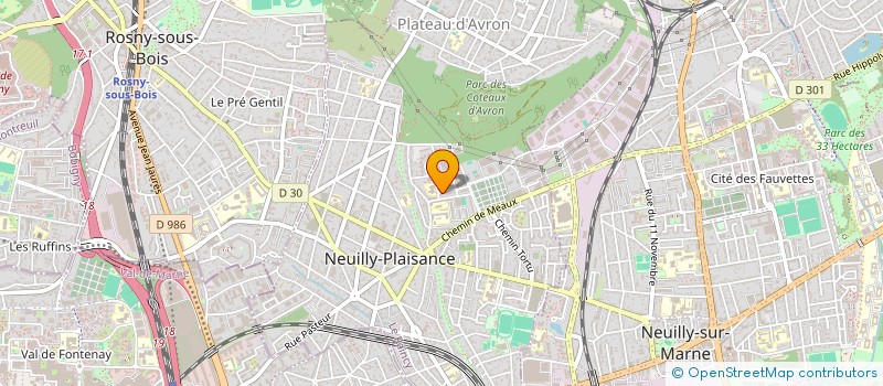 localisation de l'entreprise C.K BAT à NEUILLY-PLAISANCE
