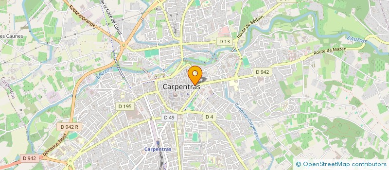 localisation de l'entreprise C.K.C.  CARPENTRAS