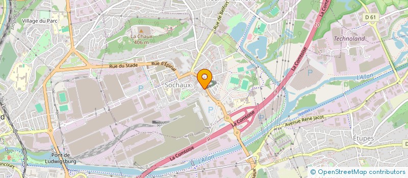 localisation de l'entreprise C & K CLEAN  SOCHAUX