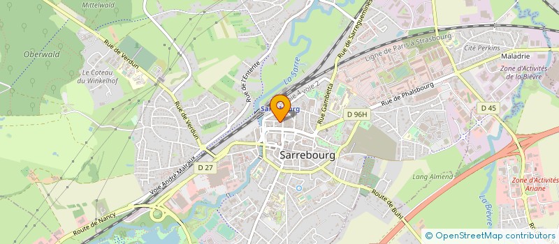 localisation de l'entreprise C.K. CONSTRUCTIONS  SARREBOURG