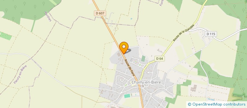 localisation de l'entreprise C&K ENERGY à CHAILLY-EN-BIERE