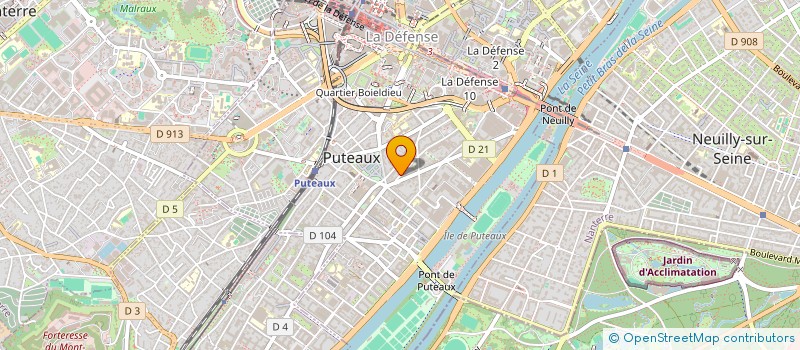 localisation de l'entreprise C&K IMMO  PUTEAUX