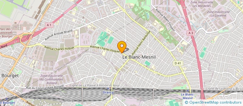 localisation de l'entreprise C.K.N. MENDES à LE BLANC-MESNIL