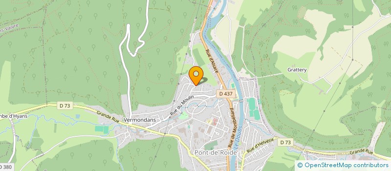 localisation de l'entreprise C.K.PONT DE ROIDE  PONT-DE-ROIDE-VERMONDANS