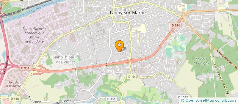 localisation de l'entreprise C.K REFRIGERATION  LAGNY-SUR-MARNE