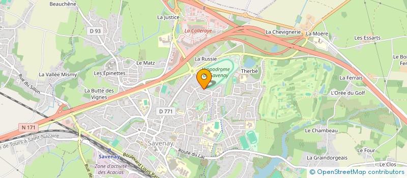 localisation de l'entreprise C & K SHOES  SAINT-HERBLAIN