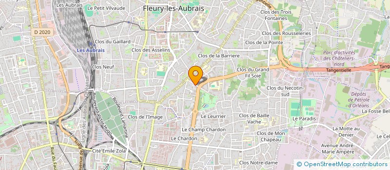 localisation de l'entreprise C.K. WEBAPP à ORLEANS