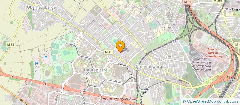 localisation de l'entreprise C KAUFMANN à STRASBOURG