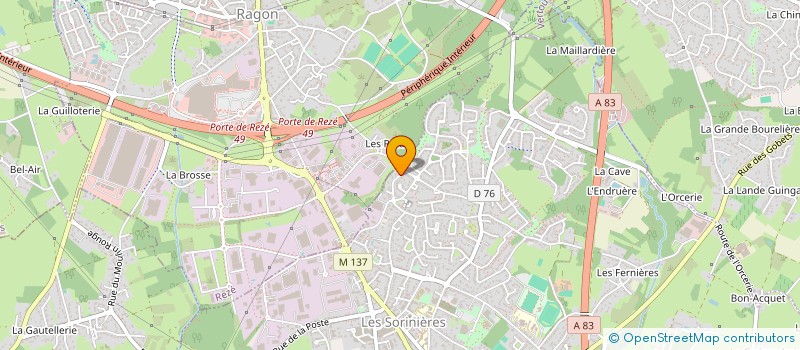 localisation de l'entreprise C KOI CE CIRK  LES SORINIERES