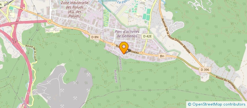localisation de l'entreprise C.KURIT à GEMENOS