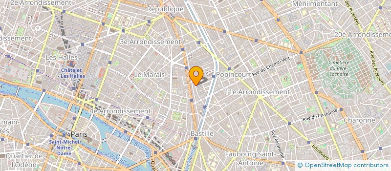 localisation de l'entreprise C L  PARIS