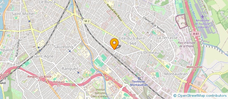 localisation de l'entreprise C&L à TOULOUSE