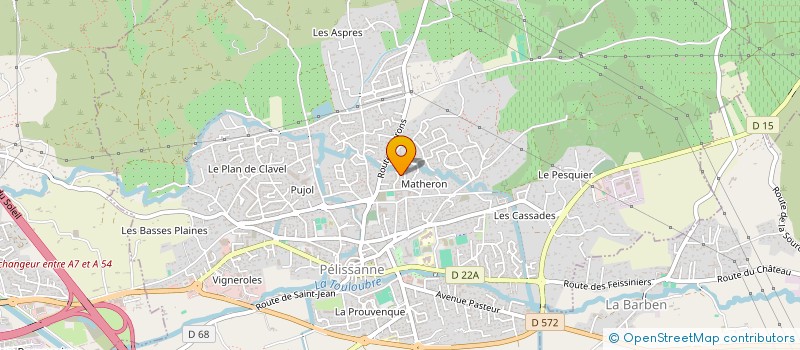 localisation de l'entreprise C & L  PELISSANNE