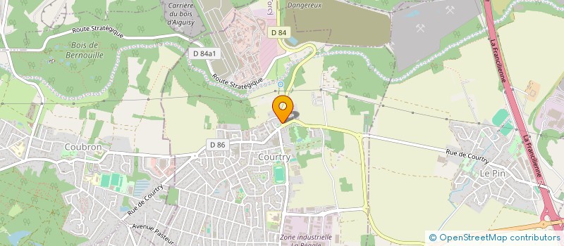localisation de l'entreprise C & L  COURTRY