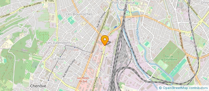 localisation de l'entreprise C.L.A.C. à DIJON