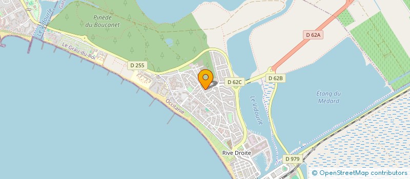 localisation de l'entreprise C.L.A.F HOSPITALITY  LE GRAU-DU-ROI