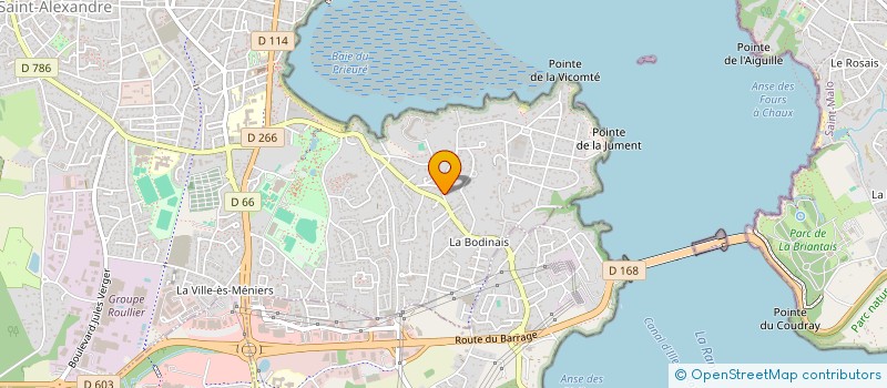 localisation de l'entreprise C.L.A.L.22  DINARD