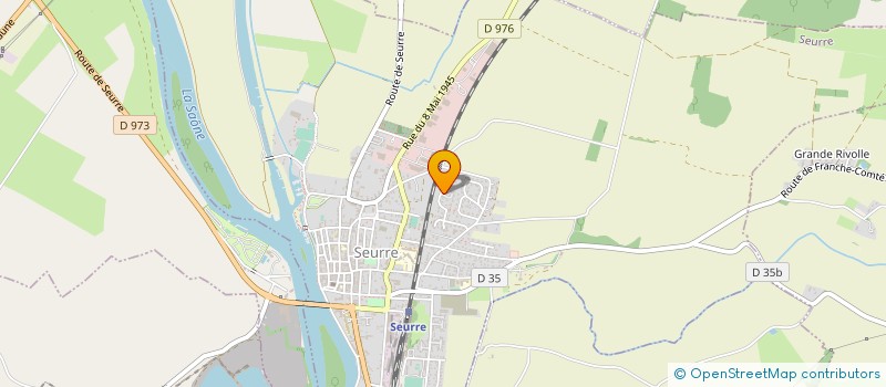 localisation de l'entreprise C.L.A PLATRERIE PEINTURE  AUVILLARS-SUR-SAONE