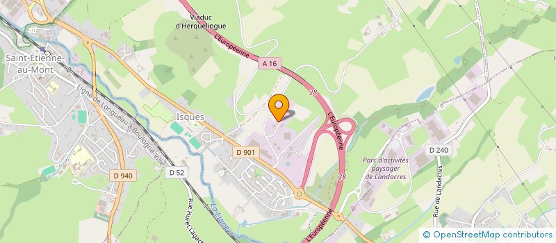 localisation de l'entreprise C.L.B.  ISQUES