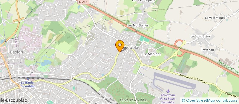 localisation de l'entreprise C.L.B. à LA BAULE-ESCOUBLAC