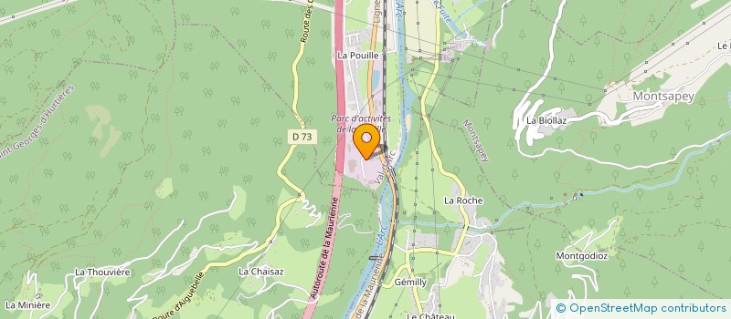 localisation de l'entreprise C-L-B ARMES  VAL-D'ARC