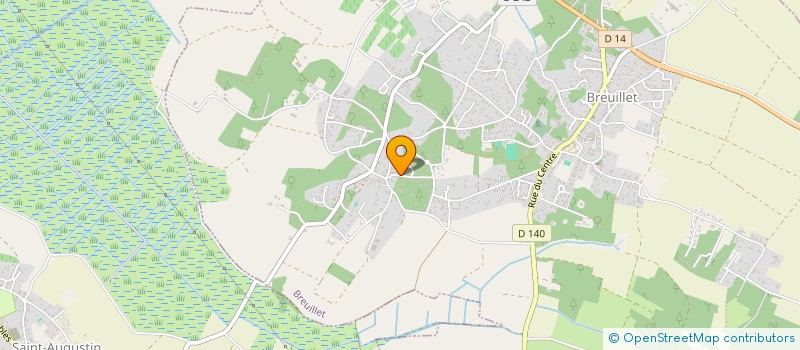 localisation de l'entreprise C.L.C  BREUILLET