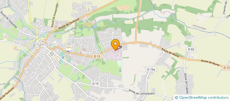 localisation de l'entreprise C-L-C-  SAINT-LYS